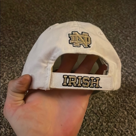 Vintage 90s Notre Dame Irish Zephyr Velcro Hat Adult Size EUC - Picture 3 of 7